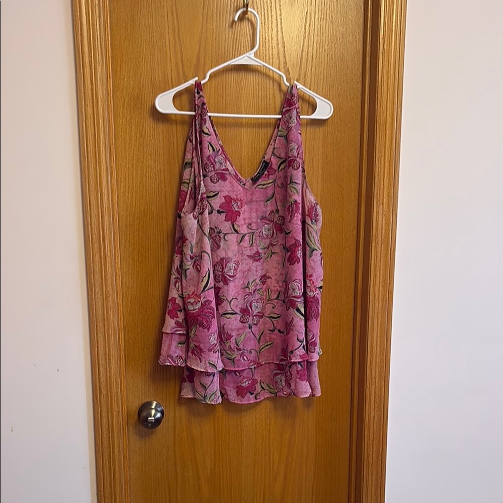 Lane Bryant Pink Floral Camisole